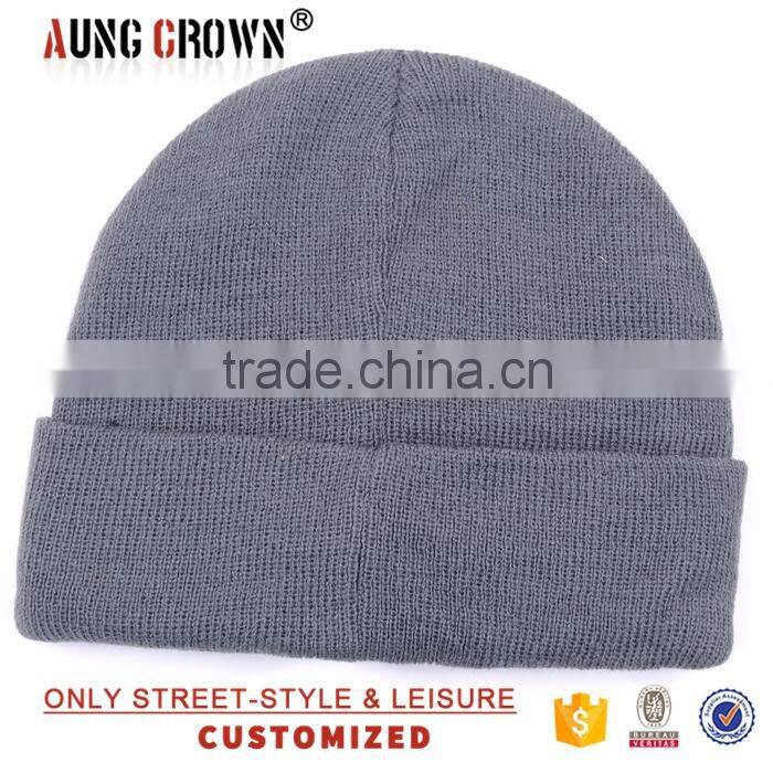 Hot Sale 100%Acrylic Striped Beanies Hat