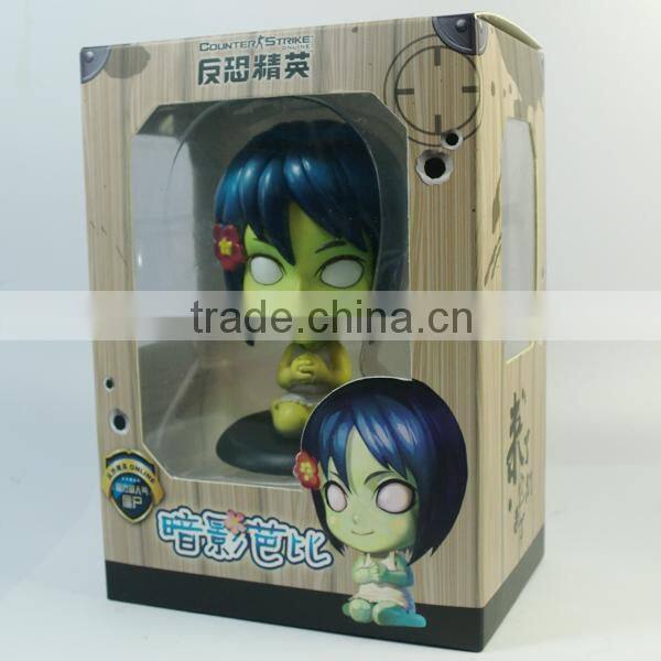 Cartoon Monster plastic toys figure,OEM plastic figure.Popular game character