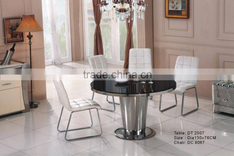 good price for restaurant table and chair modern design glass center table
