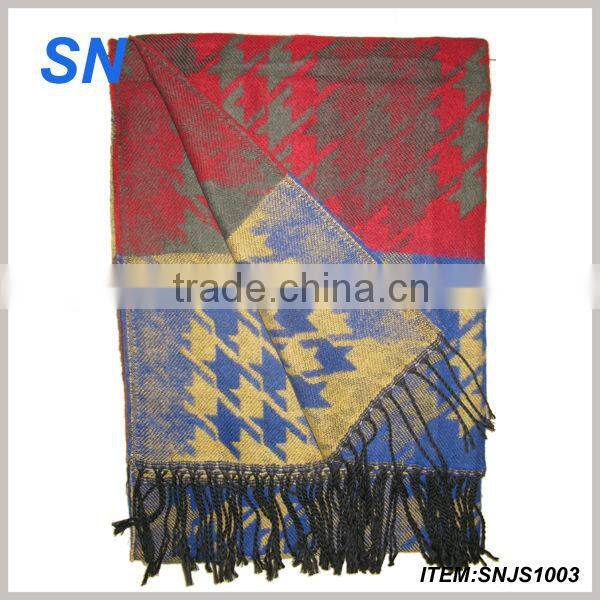 cashmere plaid winter scarf for women and ladies