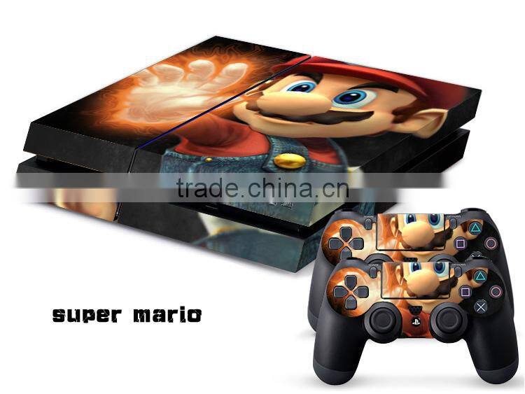 wholesale price brand new for sony playstation 4 console and controller cover for ps4 skin sticker game accessories