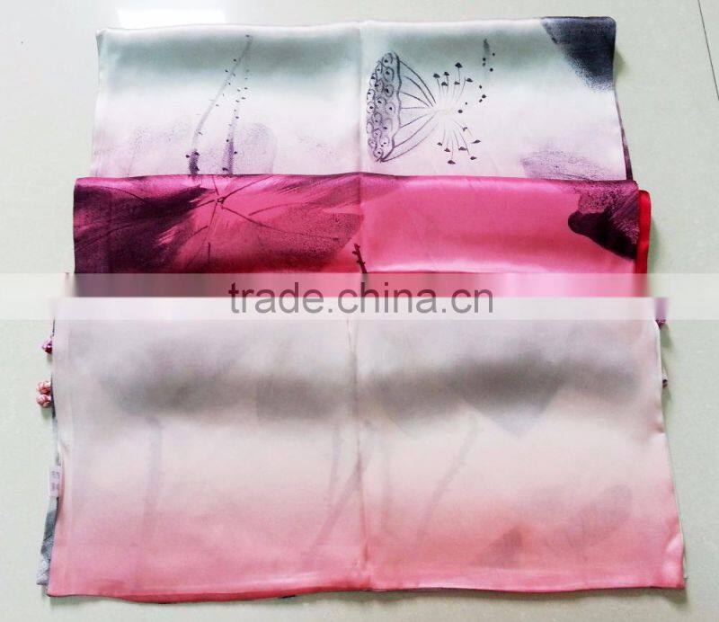 digital printing for double layer silk scarf