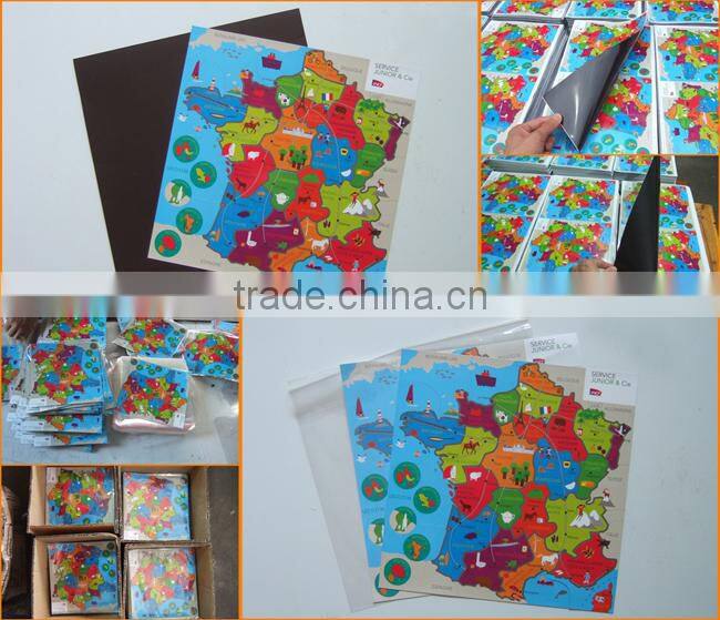 french map puzzle fridge magnets