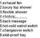 Simple fashion blue shower tray JS-7003