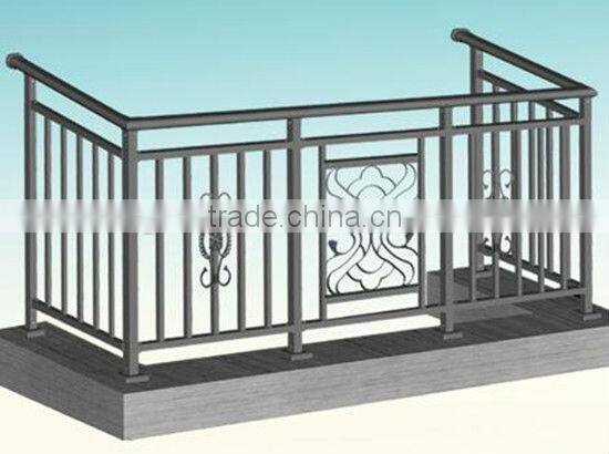 2014 Top-selling modern stailess steel balcony railing
