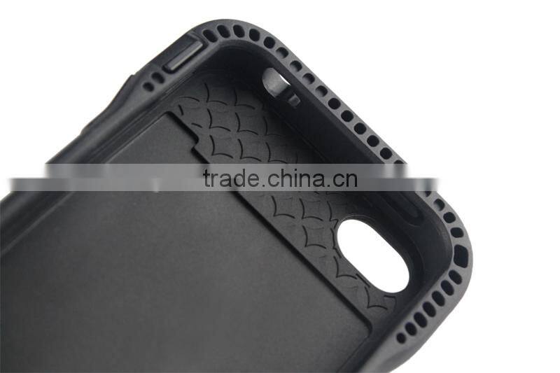 Plastic and TPU combo defender case for iPhone 4 4s