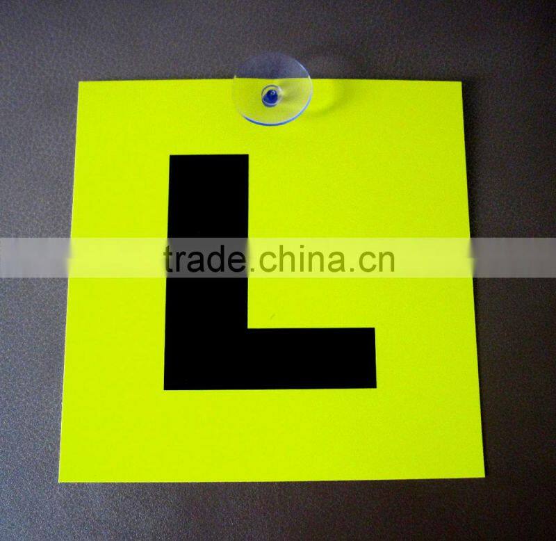 high quality car window sign with suction cup (M-CS118)