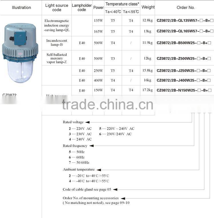ATEX&IECEx Certified Zone 1 Explosion-proof Light Fittings