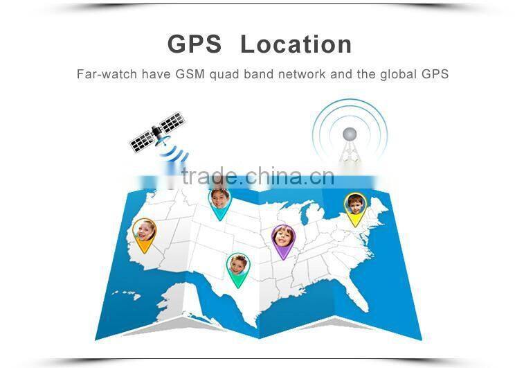 GSM GPRS GPS Locator Tracker Anti-Lost Child Guard for IOS Android Smart Kid Wrist watch