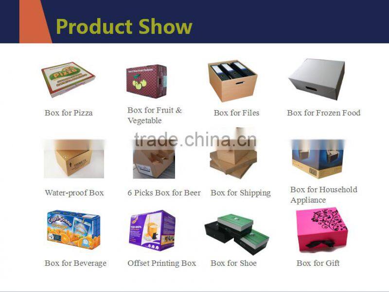 Recyclable Feature and Corrugated Board Paper Type TV carton box