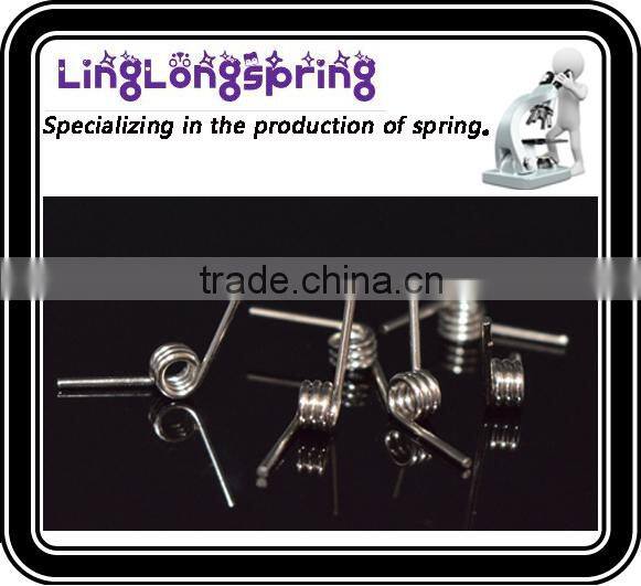 custom spiral stainless steel double torsion spring