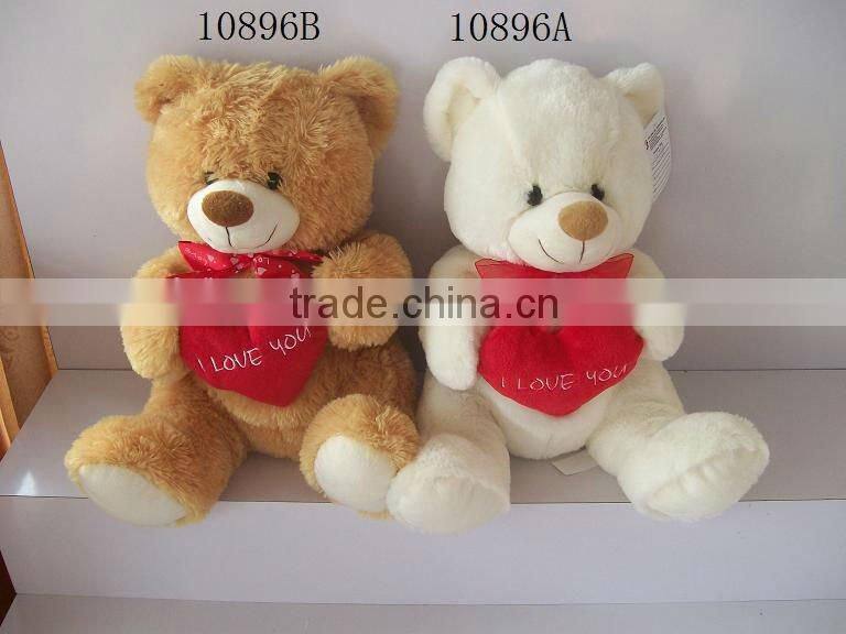 Valentine's mini toys plush animal with heart