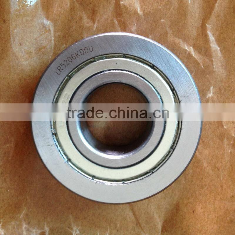 W3 2RS 12mm bore Dual V Guide Wheel Sealed Precision Double Row Angular Contact Ball Bearings