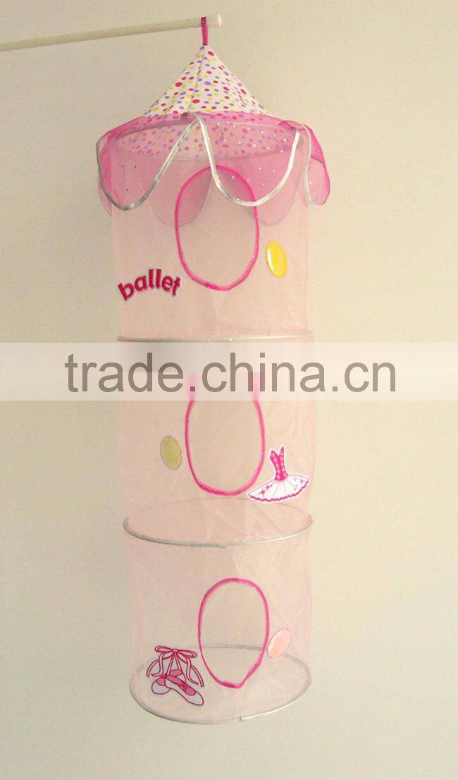 Ballte girl toy storage bag	yarn cute storage bag hanging storage bag