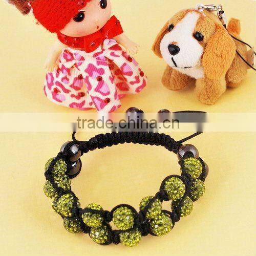 Disco ball shambala bracelet/disco ball jewelry