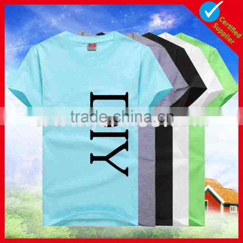 Polyester brand popular t shirt customizing