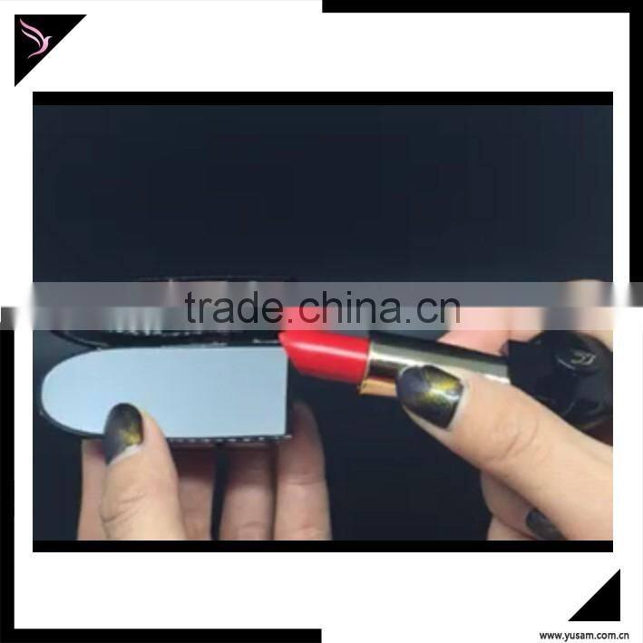 OEM new hot luxury lipstick with mirror lipstick tube and mirror luxury cosmetic packaging with mirror