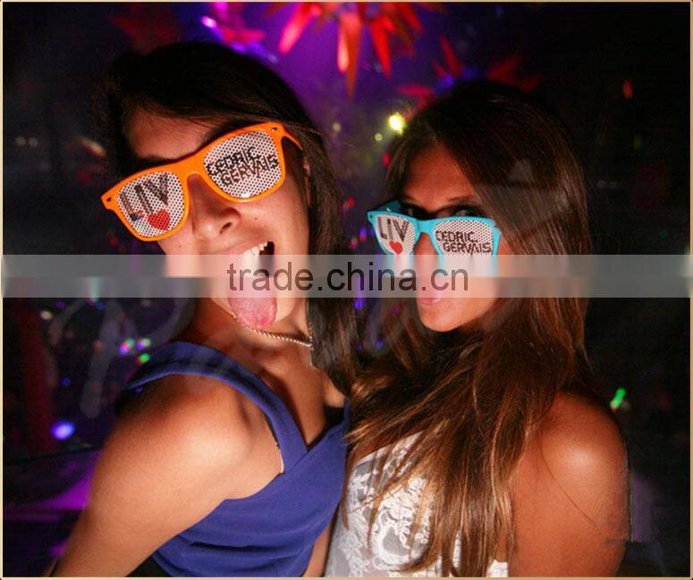 Promo custom pinhole sunglasses print