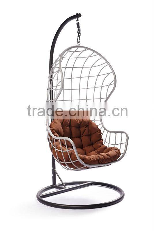 Modern and popular PE rattan swing chair