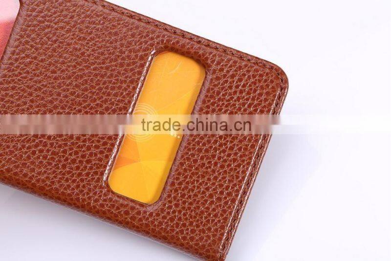 Superb Quality Leather Incoming Calls Filp Case for Xiaomi 4