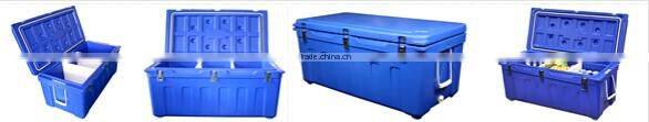 180L rotomolded PE cooler, plastic bin, ice chest cooler for meat transportation