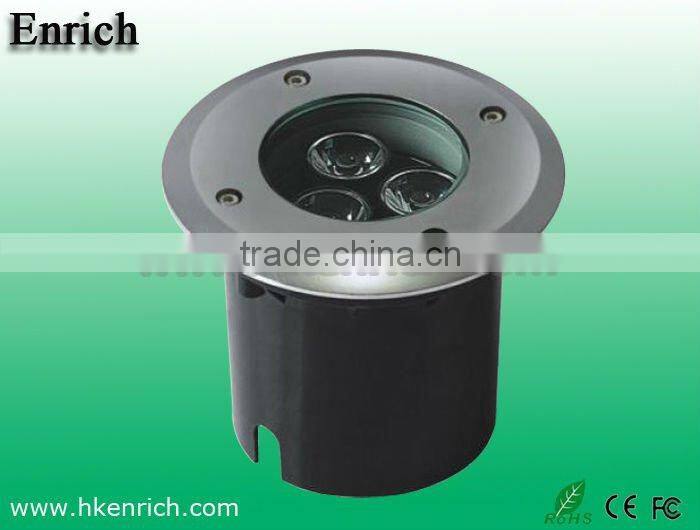 Warm White 3w Waterproof LED Inground Light