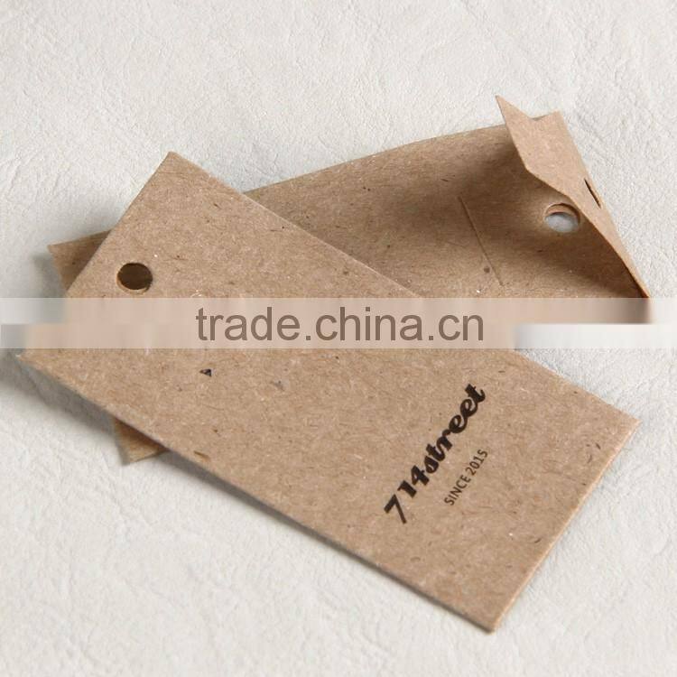 Kraft paper spare button bag with silk screen printing for frock coat
