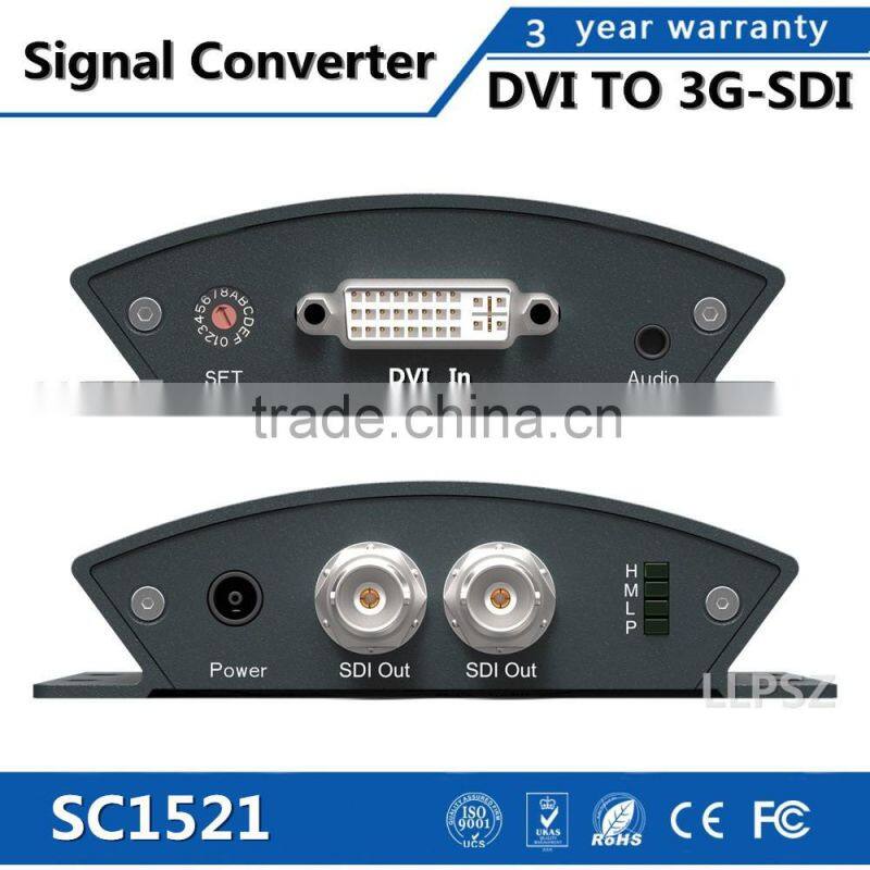 SC1521 DVI Video Signal Converter Convert 3G-SDI Video Signal With Embedded Analog Stereo Audio