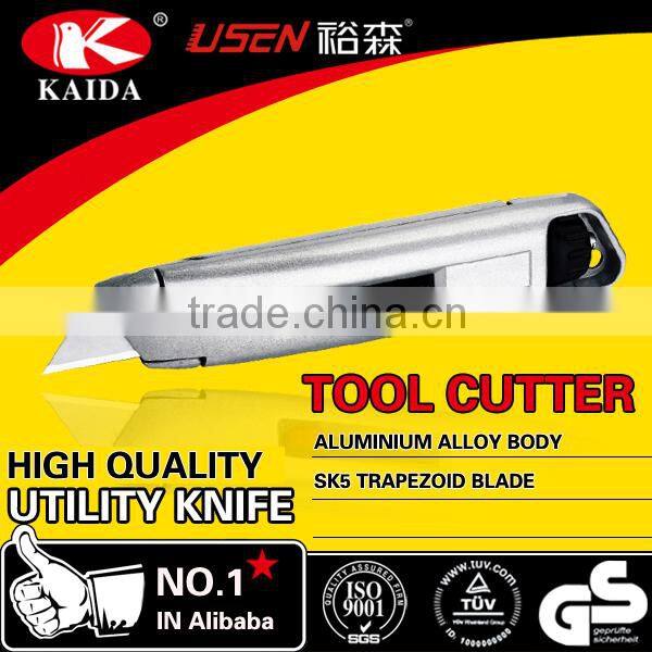 2pcs Trapezoid blade Zinc alloy Fixed Blade OEM Utility Cutter