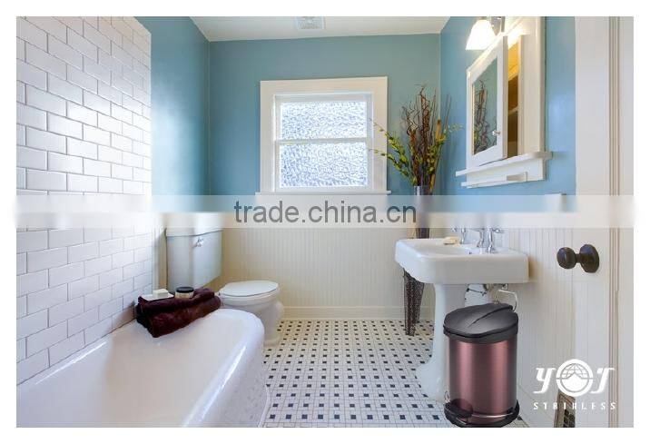 Hot Stainless Steel Mini Style Trash Can Dustbin Pedal Trash Can