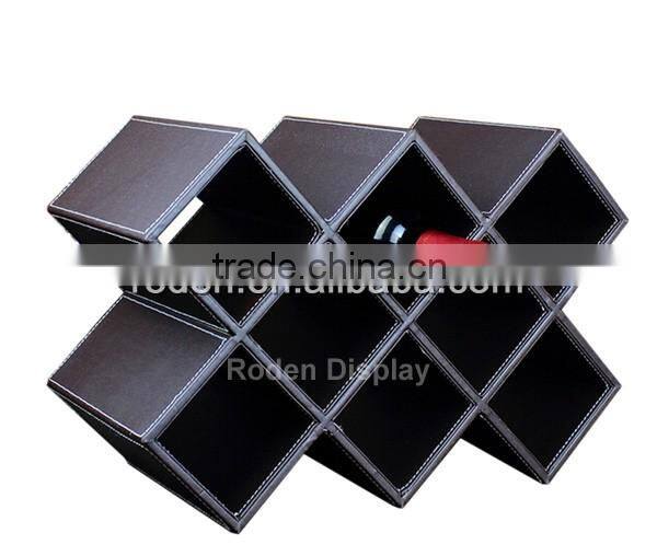 New Fashion Storage Display Acrylic Wine Rack Floor Stand