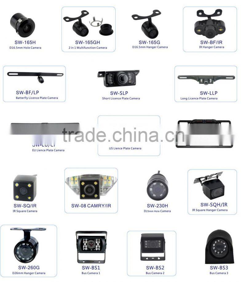 2.4G Wireless Rear View Camera System with digital transmitter and receiver