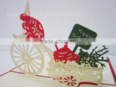 Tottenham's stadium 3d pop up greeting card