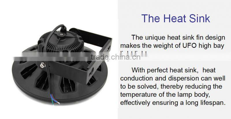 160LM/W high lumen high quality Round warehouse 120w highbay