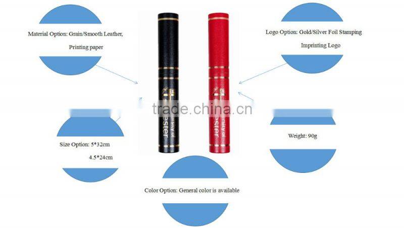 Navy Blue Diploma Tube with Foil Logo for Graduation Certificate