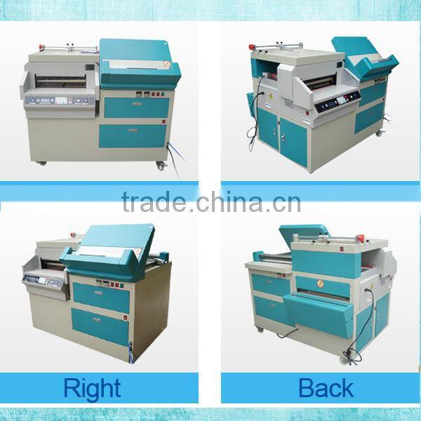 Whole photo binding hardcover book album hard cover making machine