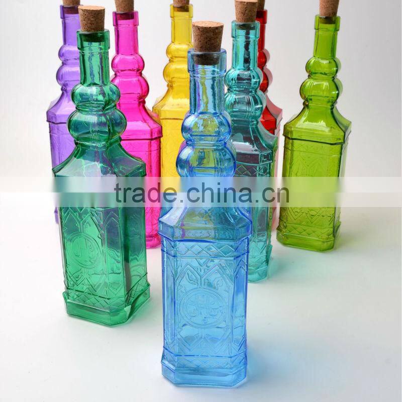 2016 new design glass water milk bottle bottle glass