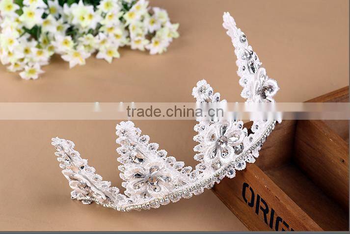 princess flower headband crown headband, wedding flower crown