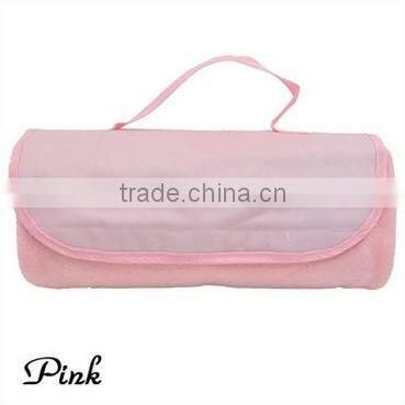 polka dot fleece blanket