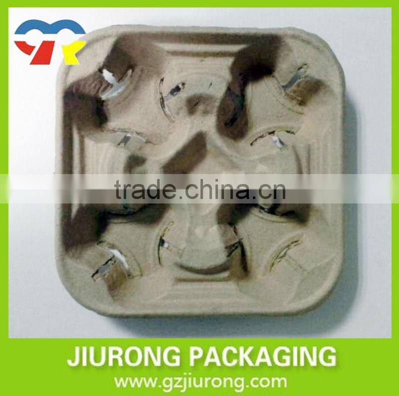 disposable paper cup tray 2 and 4 cup carry trays saves you space