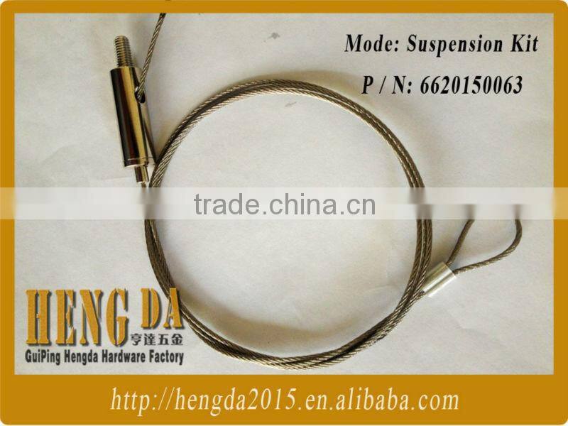 Premium quality steel cable with soft eyelet/loop/thimble/assembly