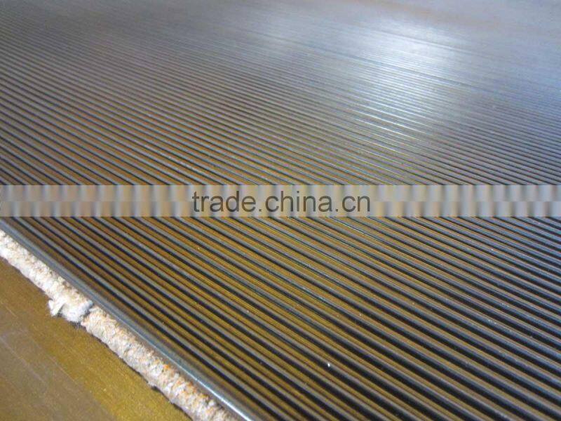 Fine ribbed surface Rubber floor sheets