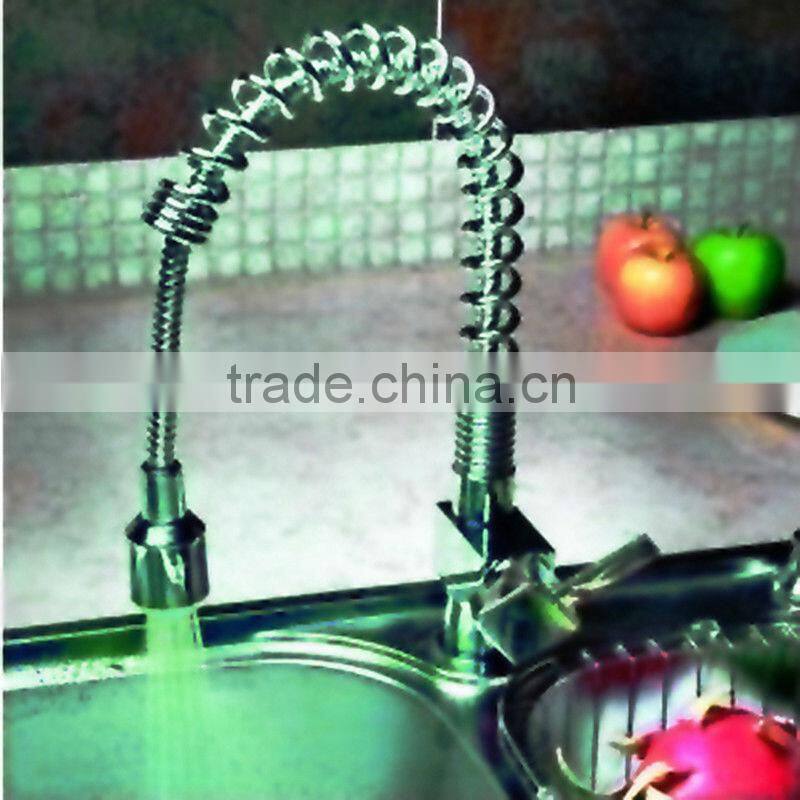 2013 water glow led faucet light unique kitchen faucet