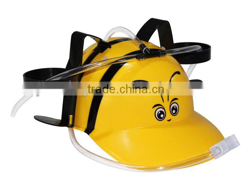 Promotional blue dringking hat beer cap drink cap with light