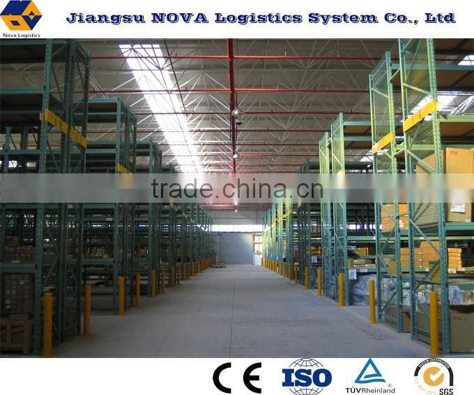 Cold storage selective adjustable double deep pallet racking system from NOVA
