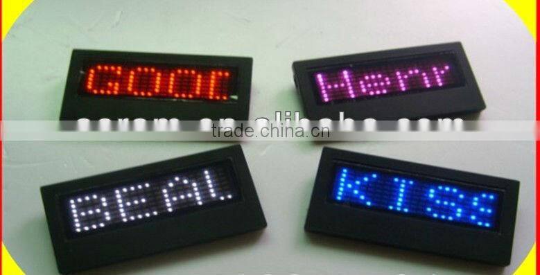 Mini LED name board, LED name badge