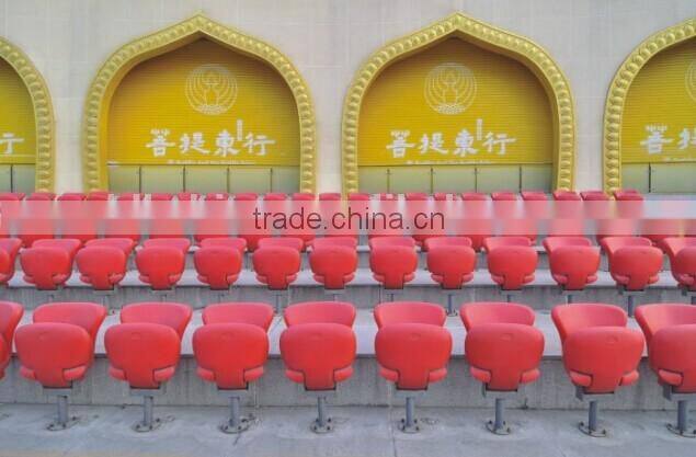 New Public Blow molding tip-up stadium seats with back