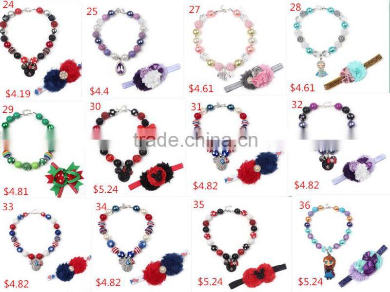 Multiple stylish wholesale oem elegant kids exquisite jewelry bracelet necklace set