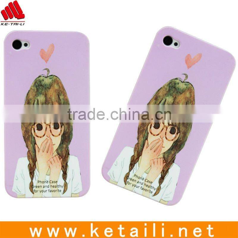 Best cute girl mobile phone back cover for iphone(BVpassed)