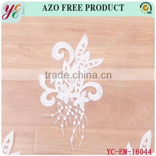 Grass fashion design african organza lace fabric embroidery